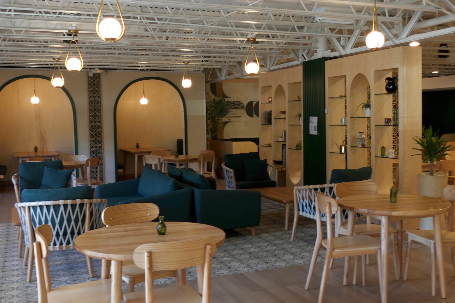 Cozy café interior